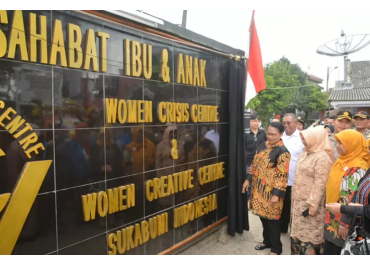 Menteri Yohana Kunjungi Sukabumi Resmikan Rumah Sahabat Ibu dan Anak Women Crisis Center